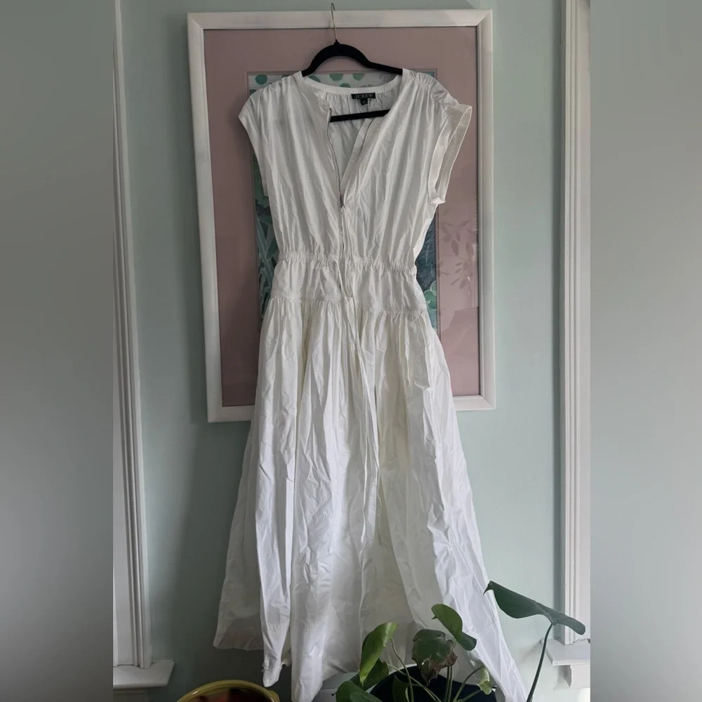 J. Crew Classic White Maxi Dress - Picture 5 of 9